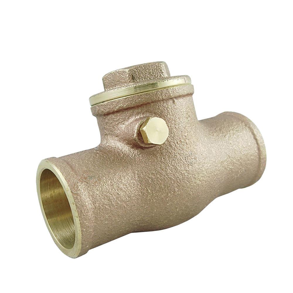 3/4 in. Swing Check Solder Brass ValveUV66304 The Home Depot