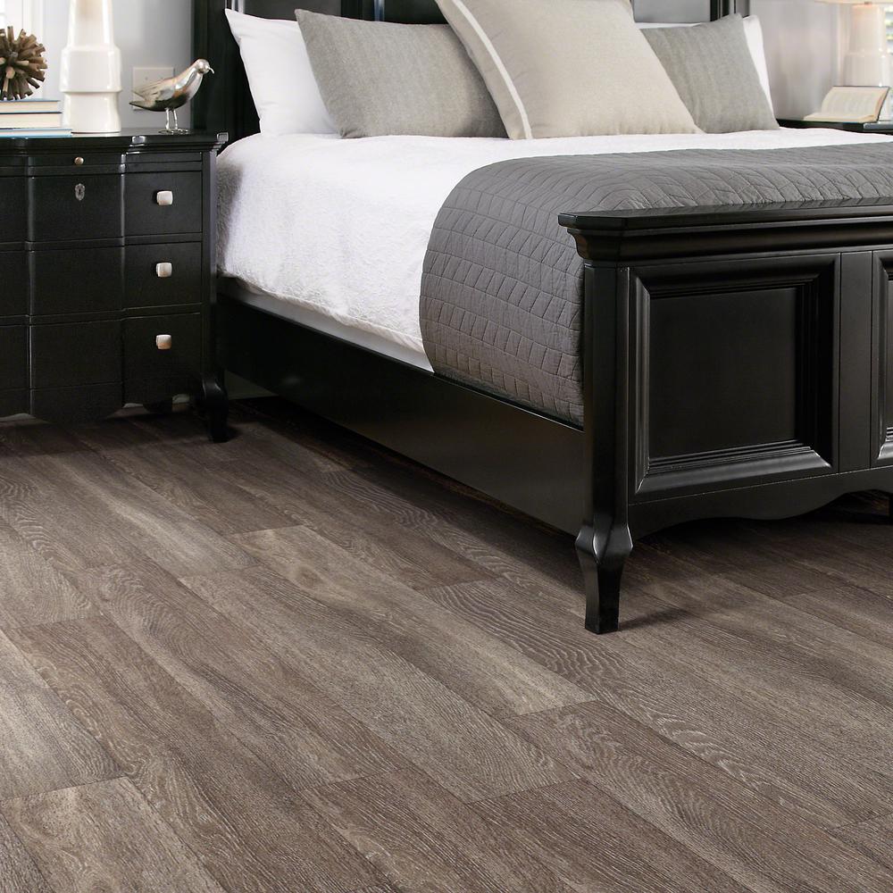 Shaw Wisteria 6 Mil Storm 6 In X 48 In Glue Down Vinyl Plank Flooring 53 93 Sq Ft Case Hd80400763 The Home Depot