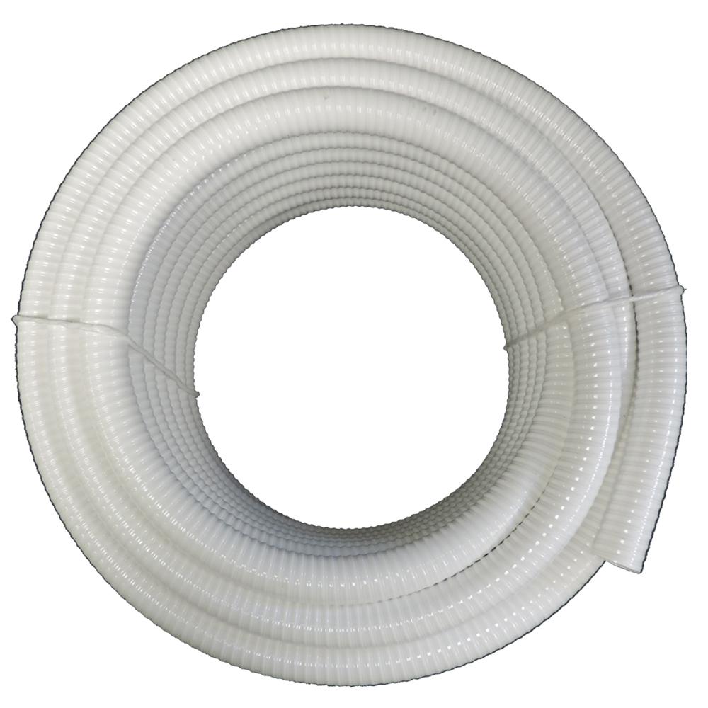 TekTube 1 in. x 50 ft. PVC Schedule 40 White Ultra Flexible Pipe Rigid Plastic Tubing Home Depot