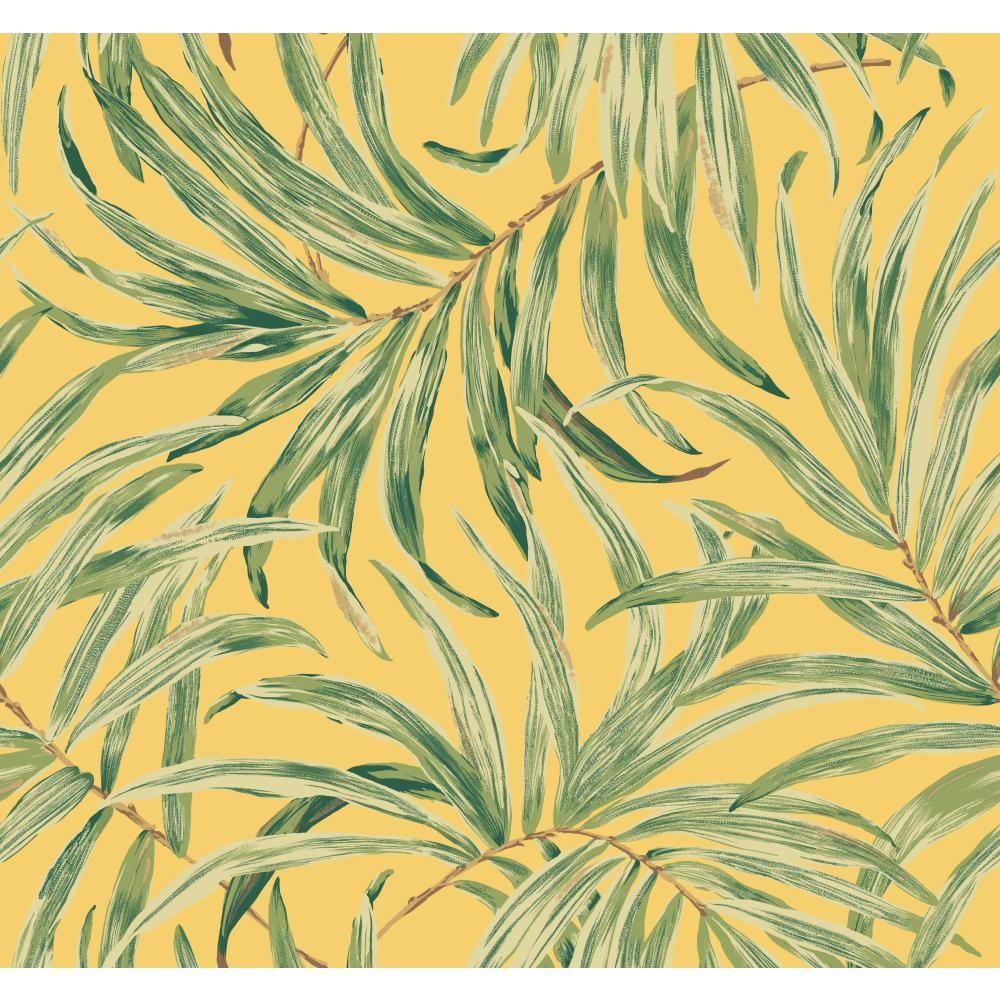 York Wallcoverings Tropics Bali Leaves WallpaperAT7052 The Home Depot