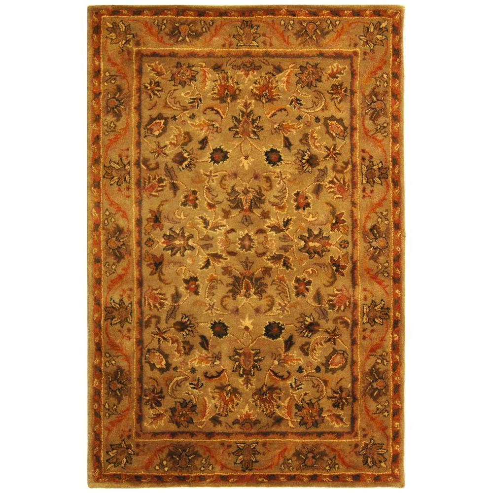 Safavieh Antiquity Olive/Gold 4 ft. x 6 ft. Area Rug-AT52A-4 - The Home ...