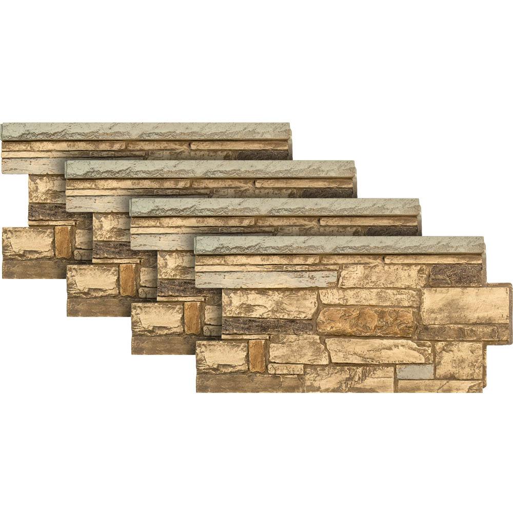 Details About Wainscot Mountain Country 48 In X 24 In Stone Veneer Panel Interior Exterior