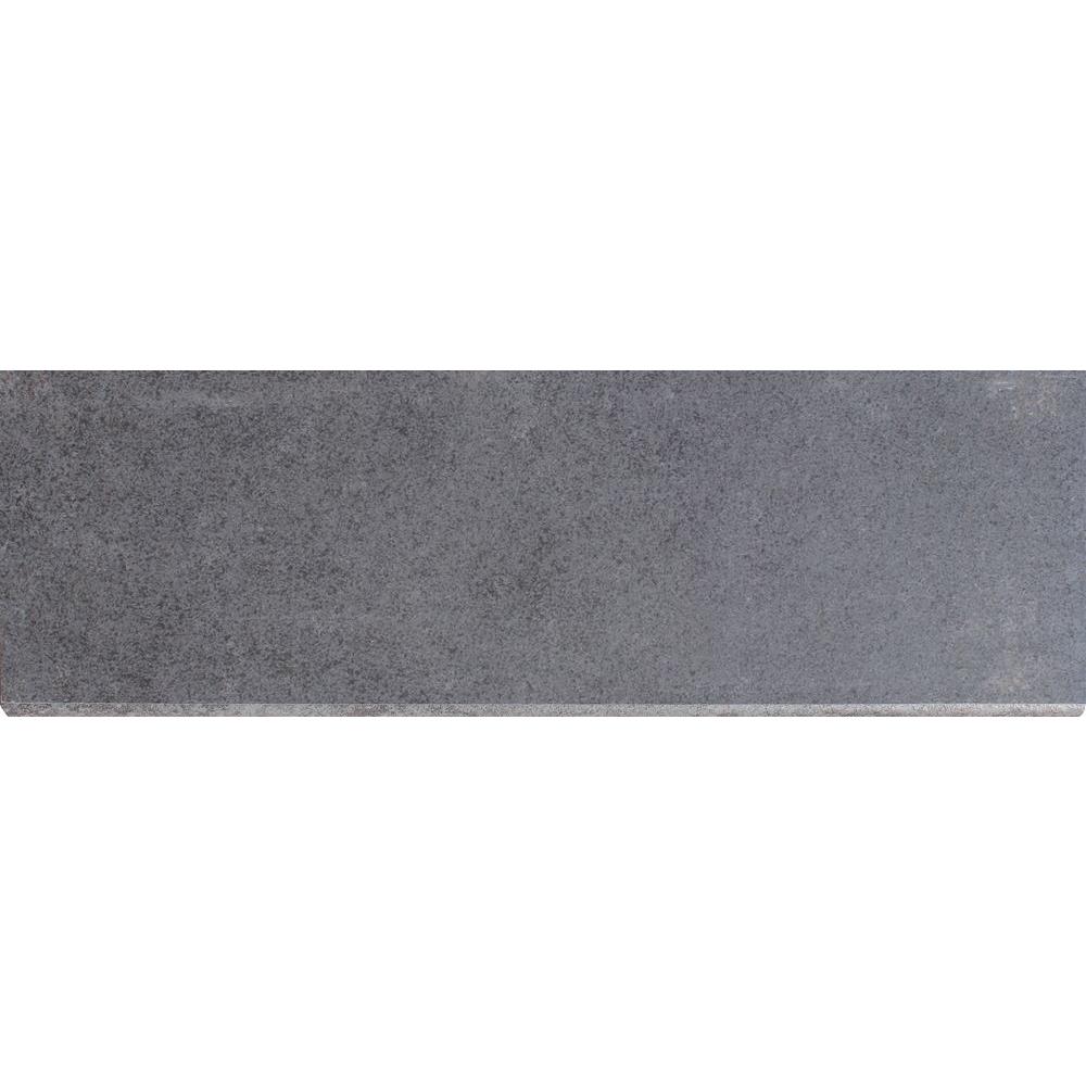 MS International Beton Graphite 4 in. x 12 in. Glazed Porcelain