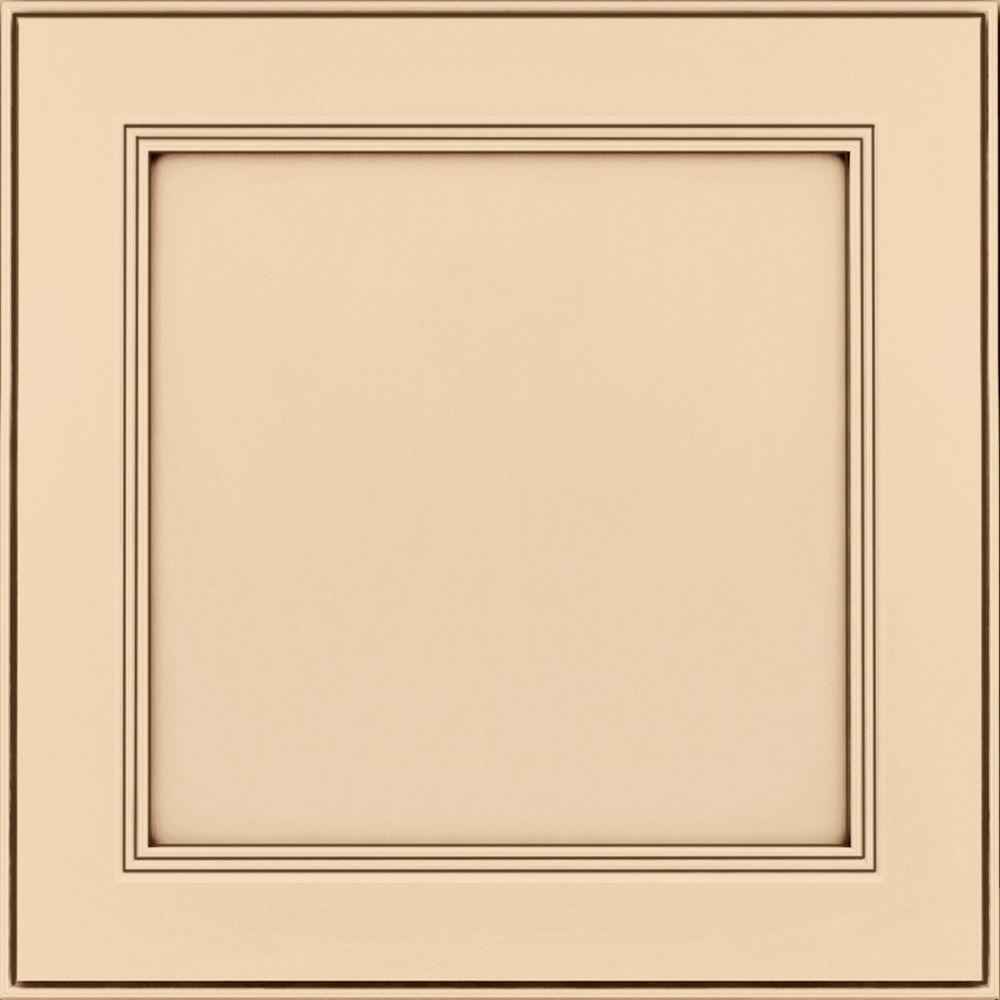 KraftMaid 15x15 in. Door Sample in Lansing Maple Square in