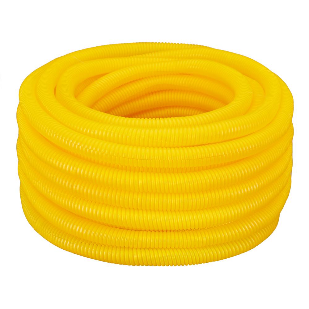 HydroMaxx 1 2 In Dia X 50 Ft Yellow Flexible Corrugated Polyethylene