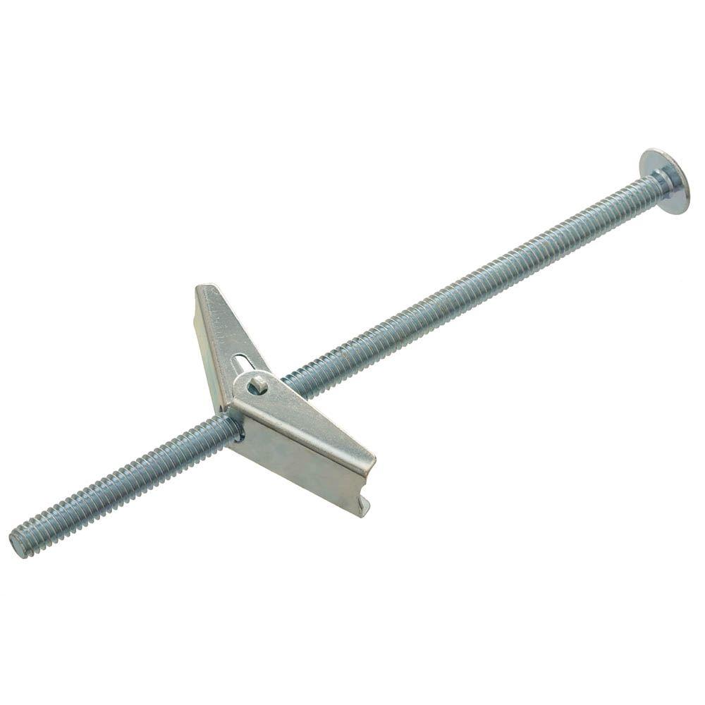 3 16 In X 3 In Zinc Plated Steel Phillips Mushroom Head Toggle Bolt Anchors 15 Pack