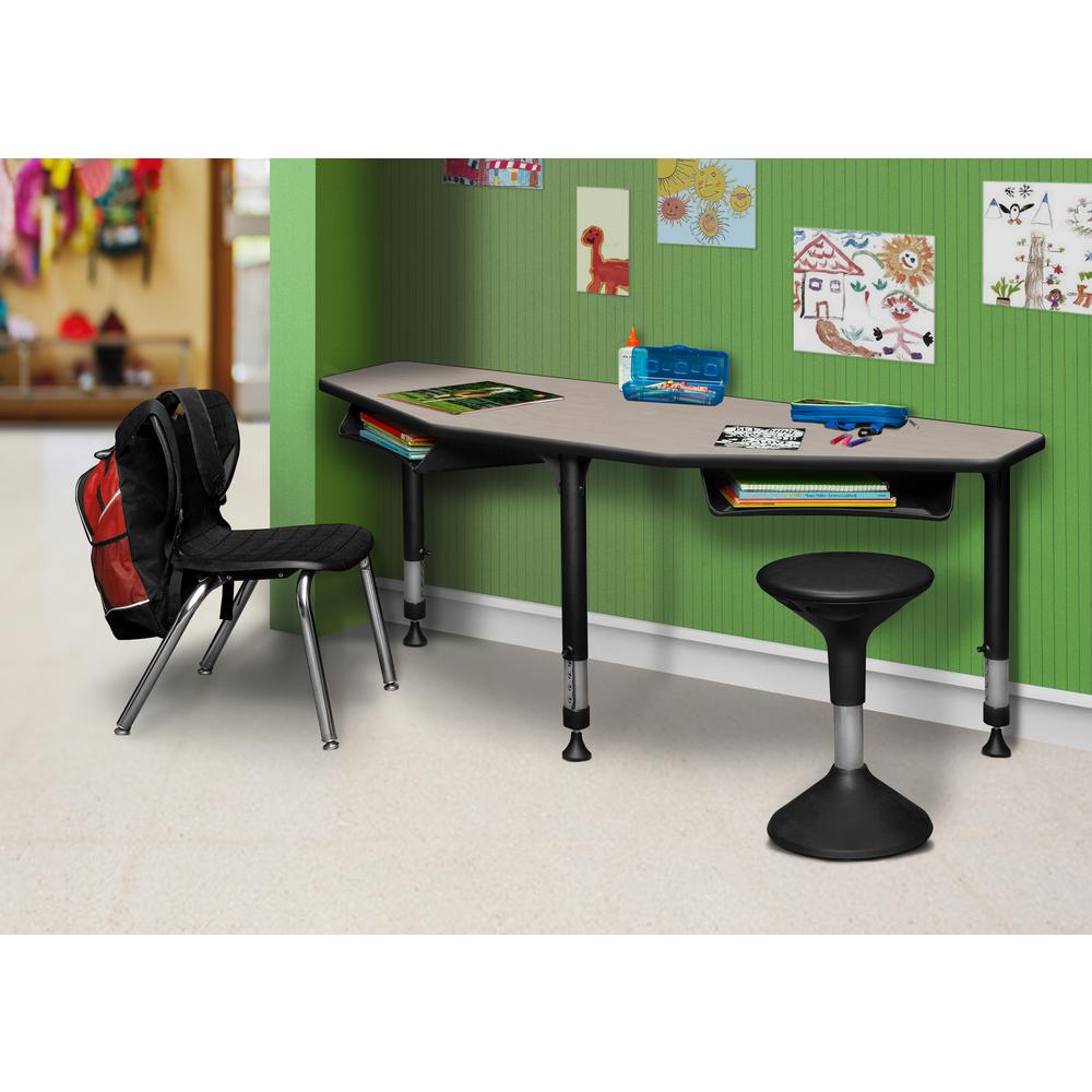 Regency I Promise 60 In Maple 2 Student Desk With Book Storage