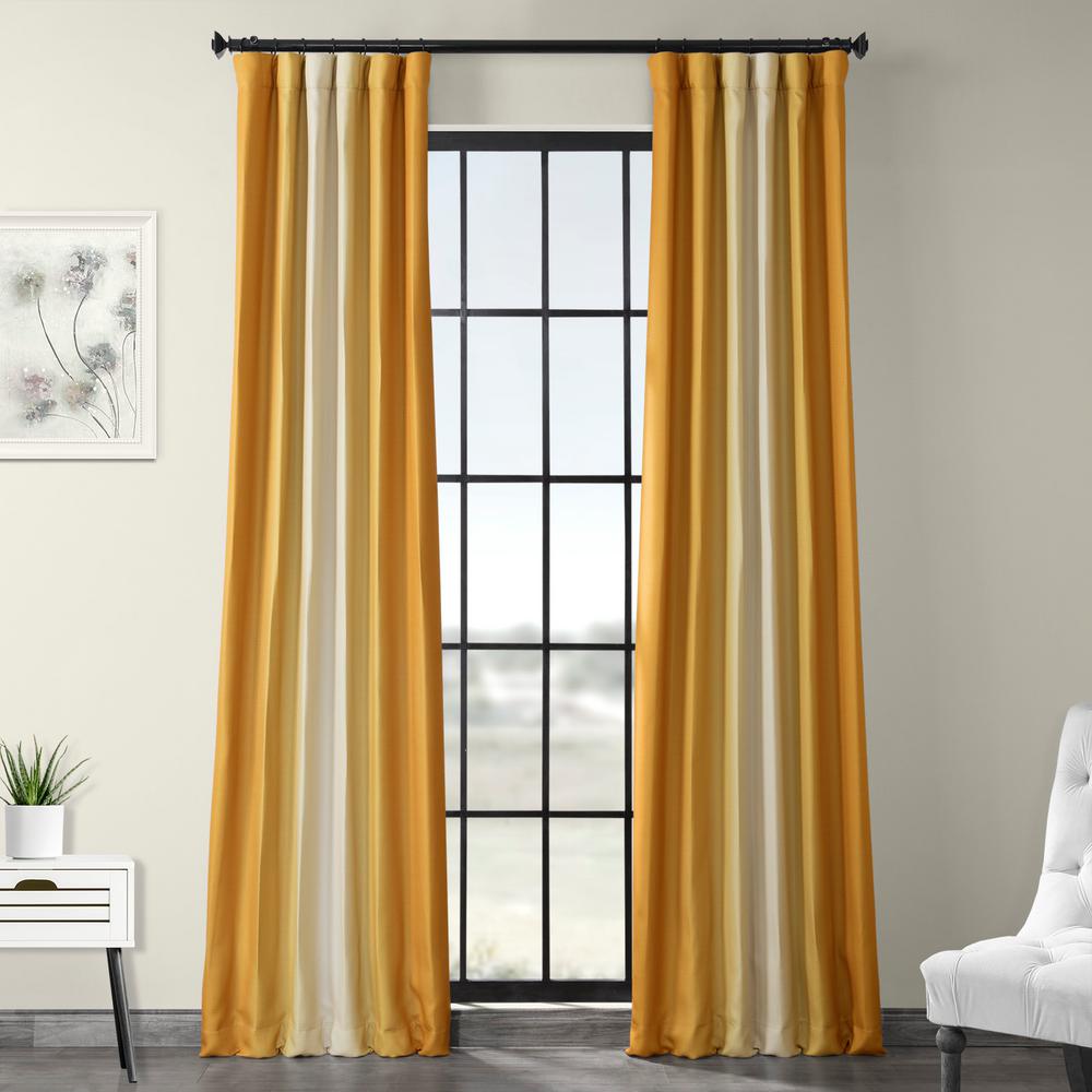 Exclusive Fabrics & Furnishings Parallel Gold Printed Linen Textured