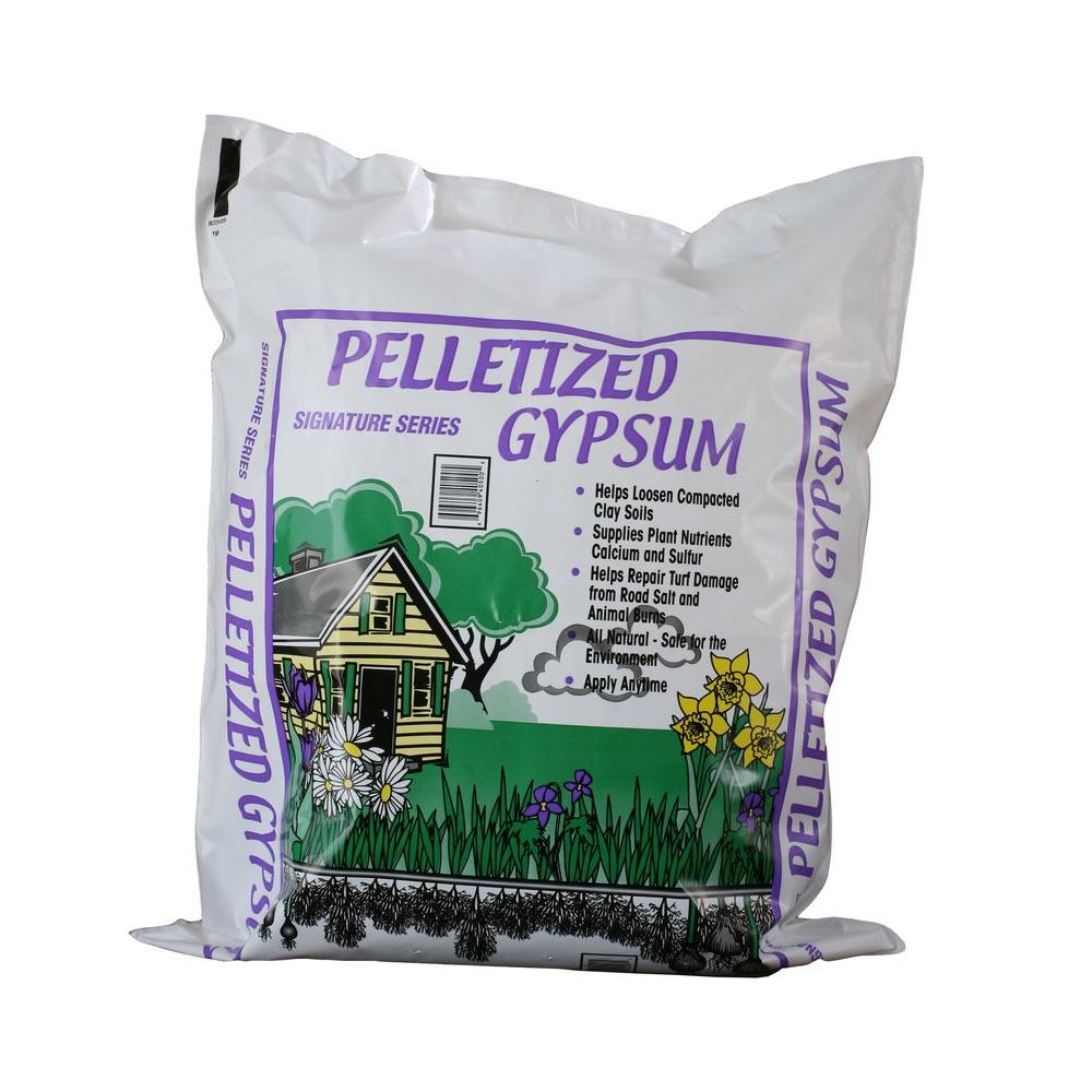 MK Minerals Signature 40 lbs. Pelletized-Gypsum Lawn Fertilizer-4050