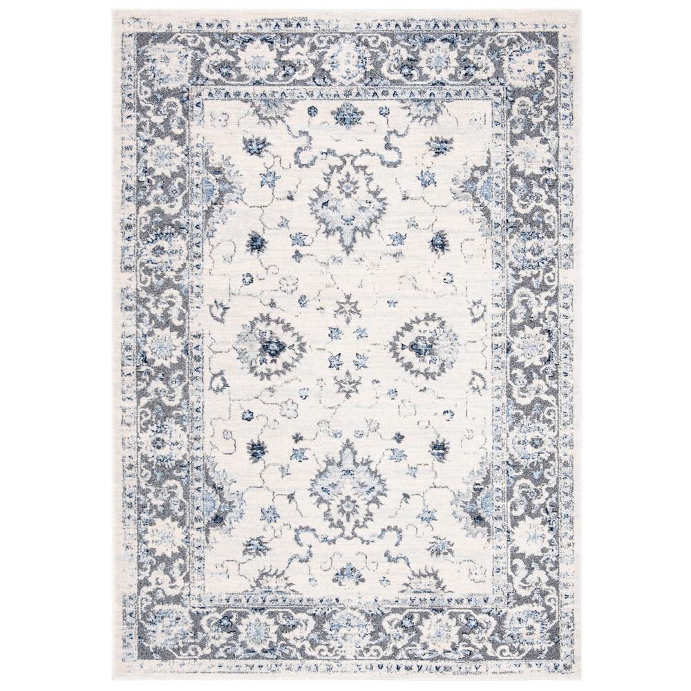 Safavieh Prism Cream/Aqua 7 ft. x 7 ft. Square Area RugPSM533A7SQ