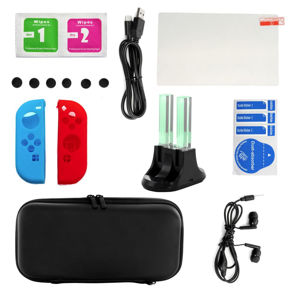 accessories kit for nintendo switch