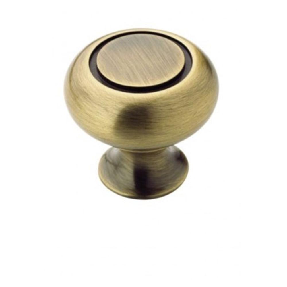 Amerock Allison Value 1-1/4 in (32 mm) Diameter Elegant Brass Cabinet ...