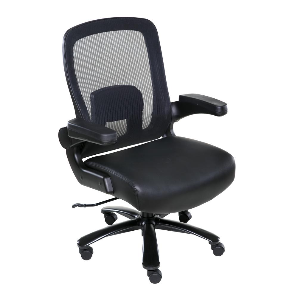 Onespace Black Taft Mesh Back Oversized Executive Chair With Pocket Onespace Black Taft Mesh Back Oversized Executive Chair With Pocket Coil Seat Cushioning
