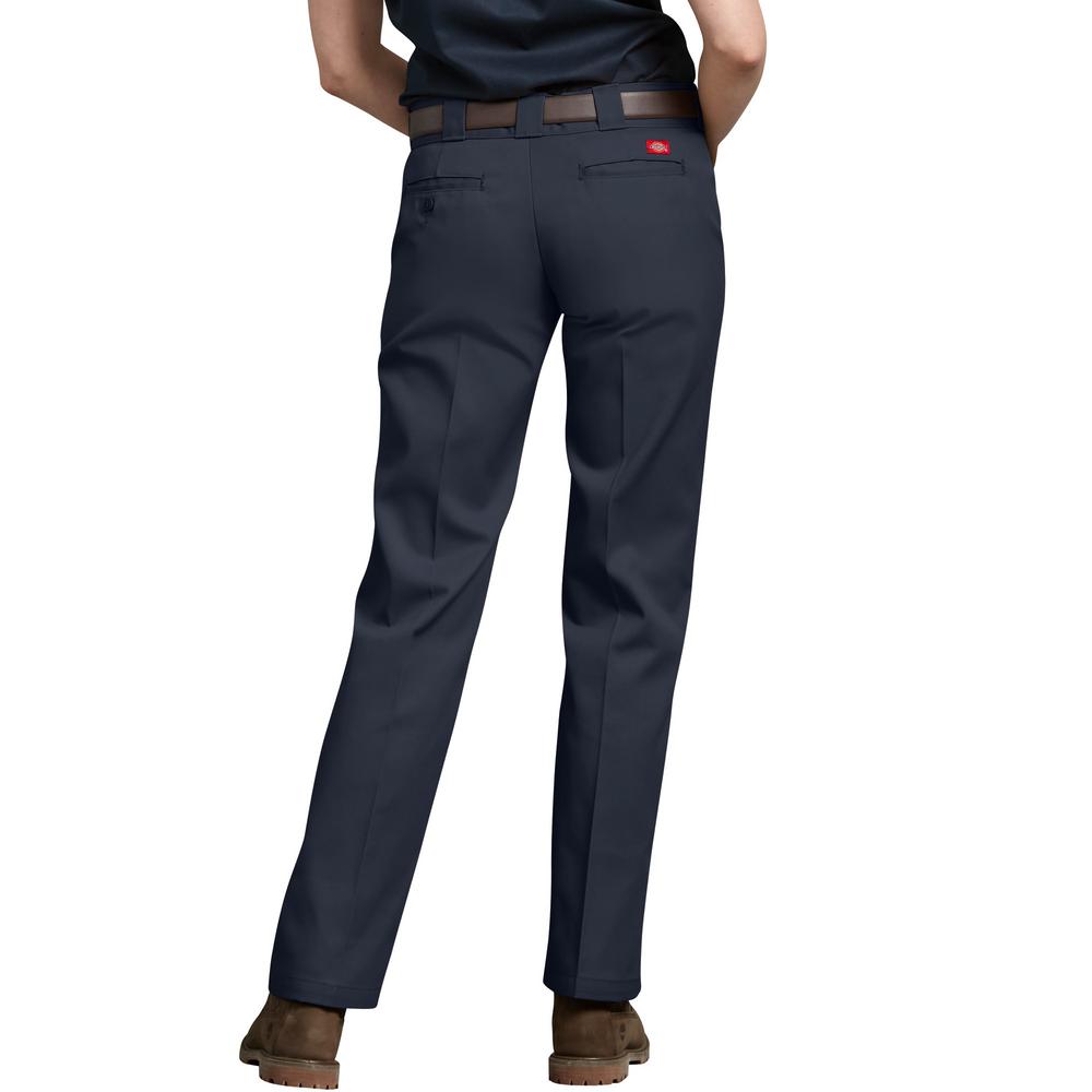 womens navy work trousers with pockets