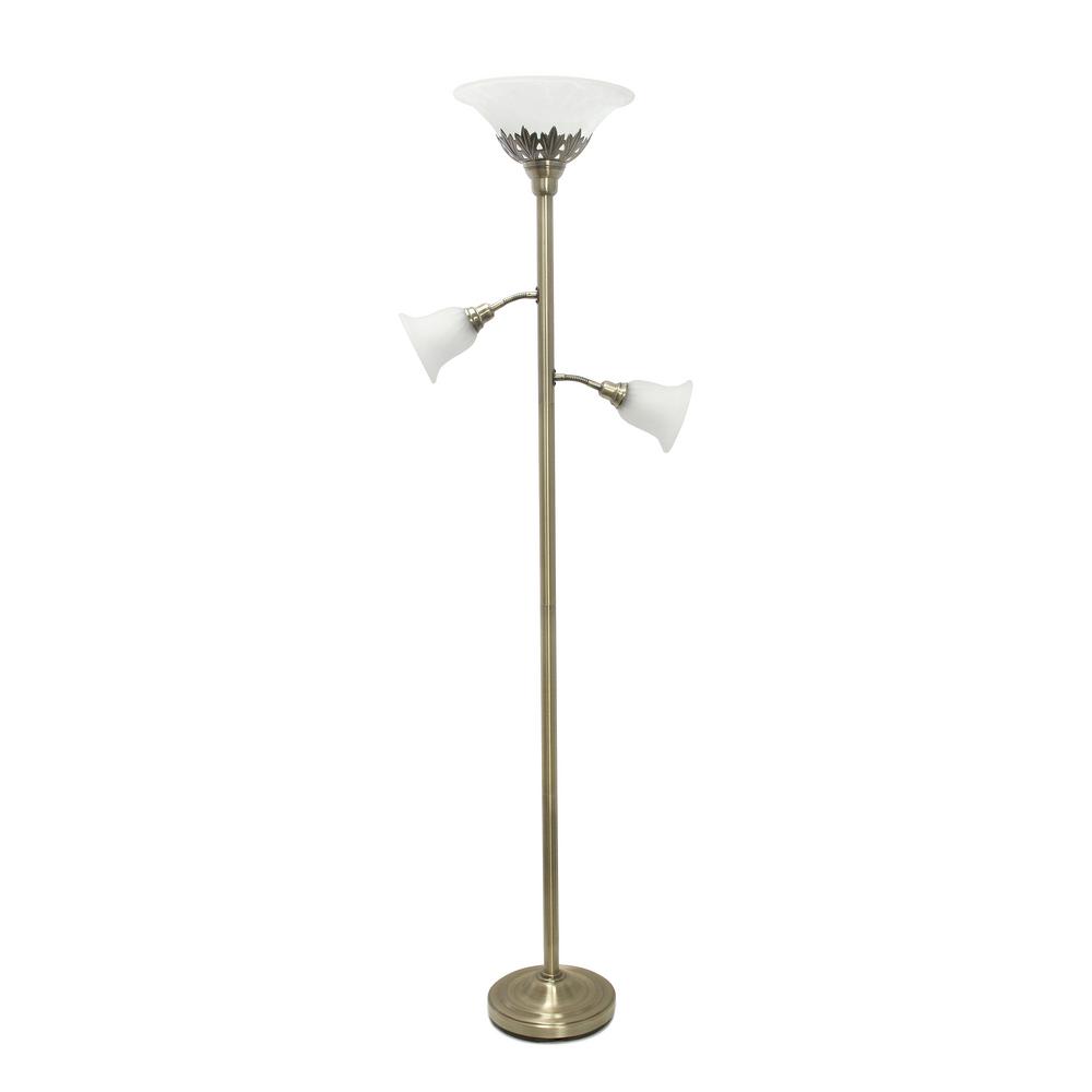 Torchiere Floor Lamps Lamps The Home Depot