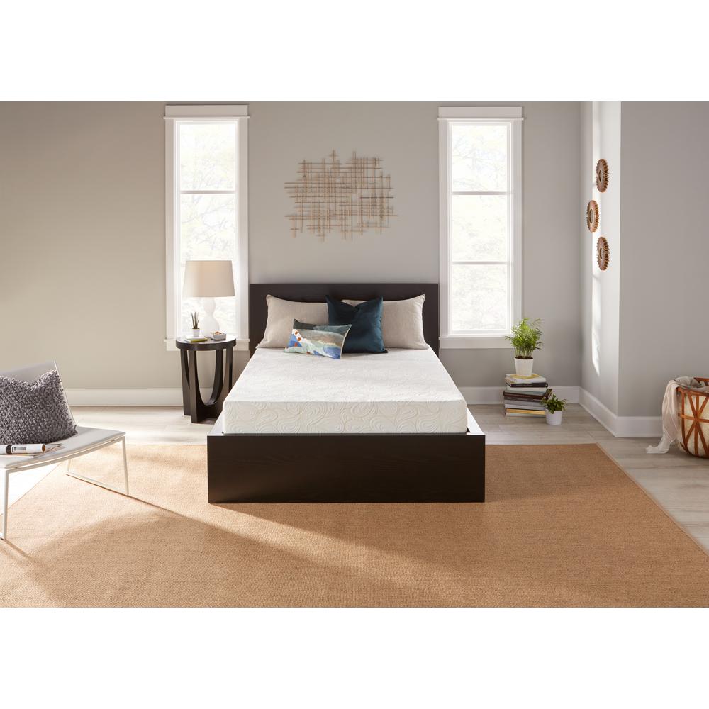 Beautyrest 7.25 in. Twin Gel Memory Foam Mattress ...