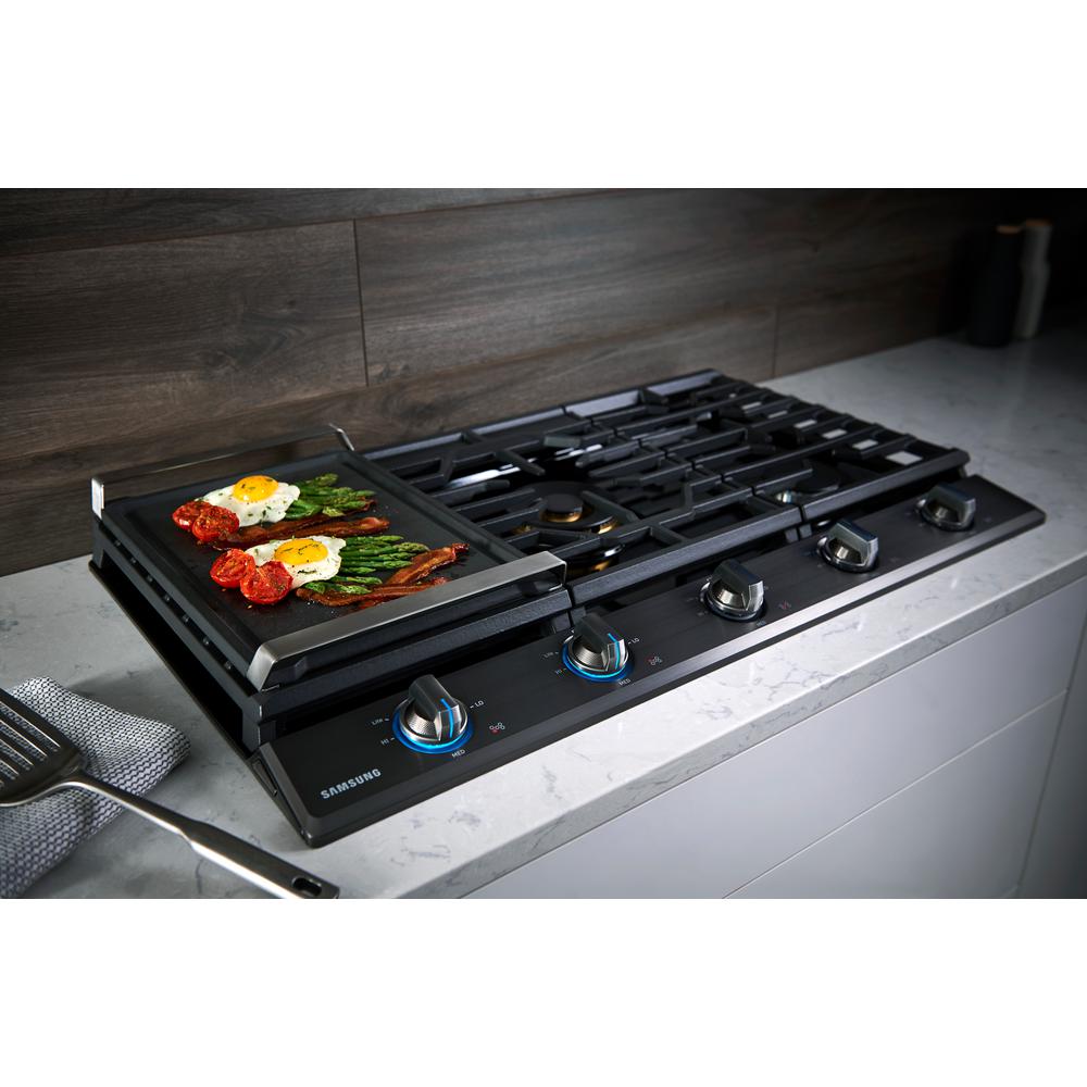 Samsung 36 In Gas Cooktop In Fingerprint Resistant Black