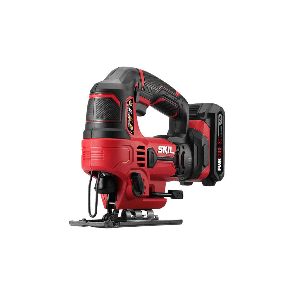 Skil PWRCORE 20Volt Lithium Cordless 7/8 in. Stroke Length Jigsaw Kit