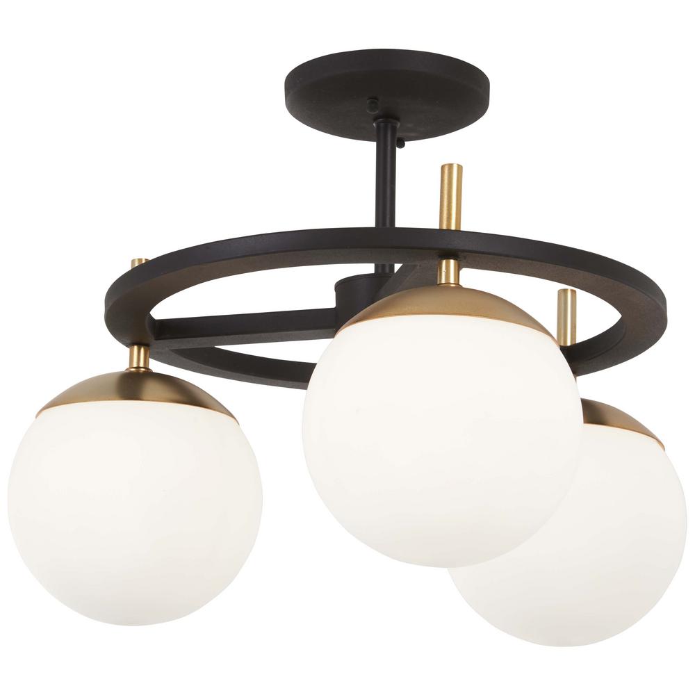 mid century modern flush mount ceiling light