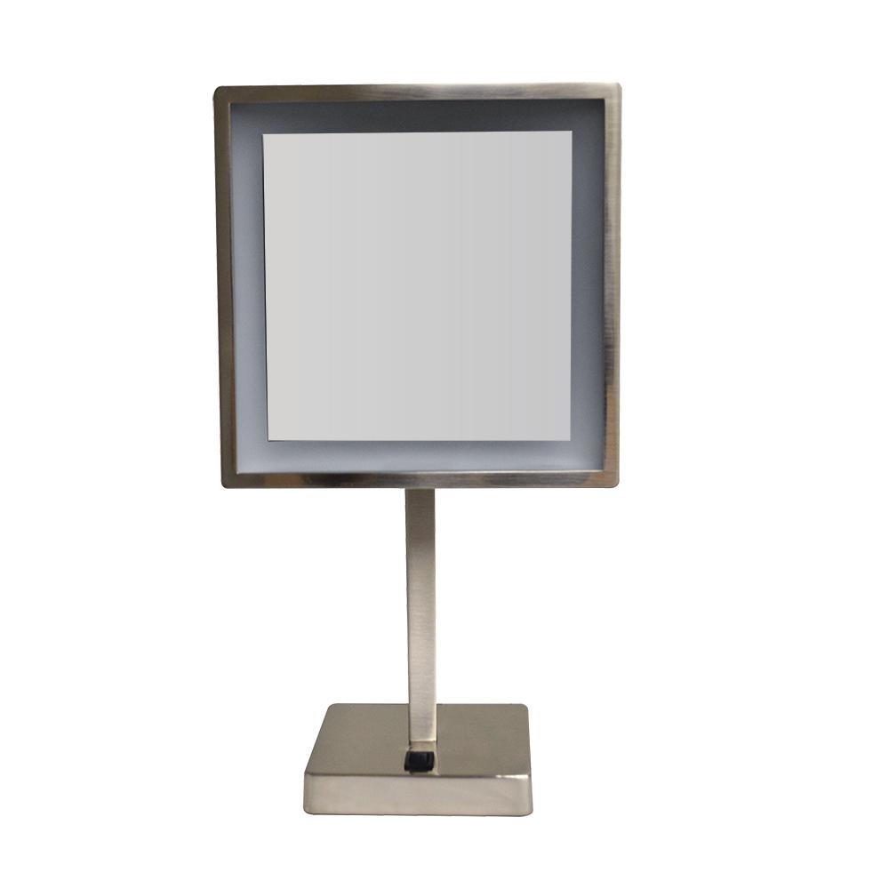 Magnifying Whitehaus Collection Freestanding Bathroom Mirrors Freestanding Framed Led