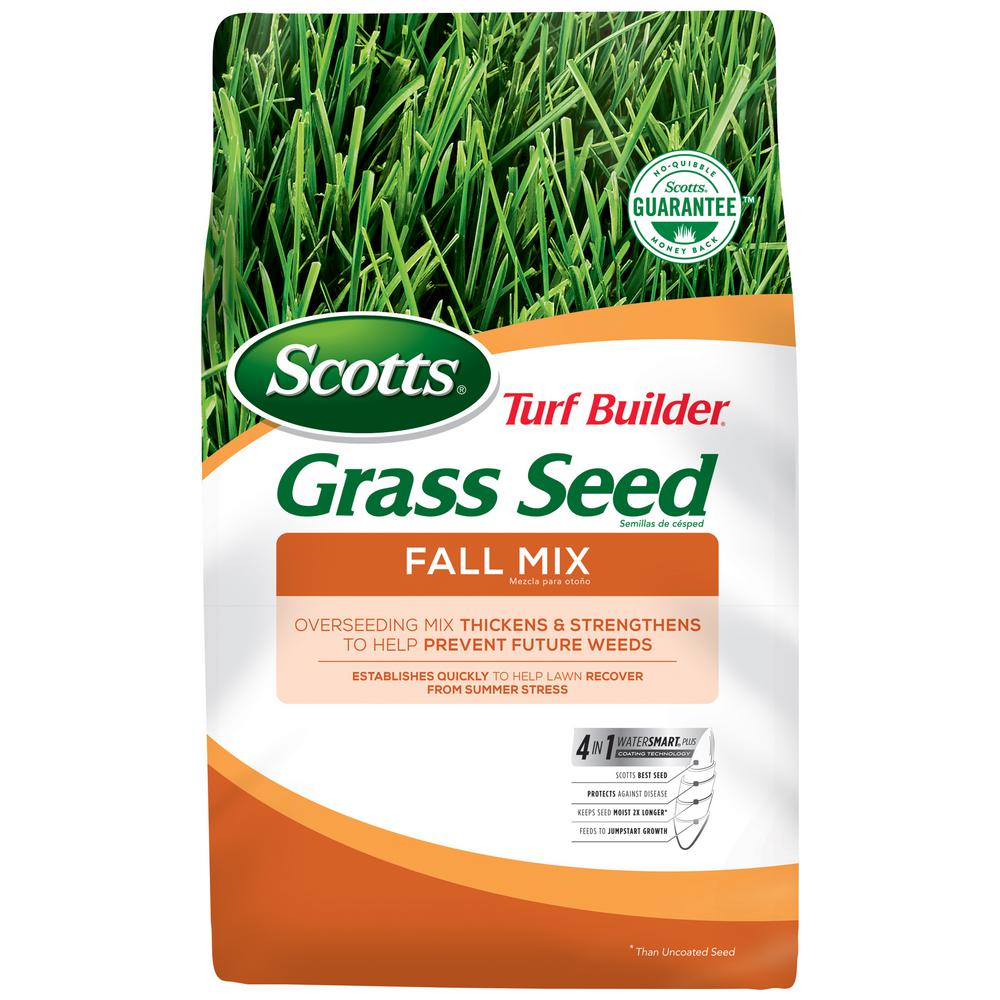 Scotts 15 lb. Turf Builder Grass Seed Fall Mix18290 The Home Depot