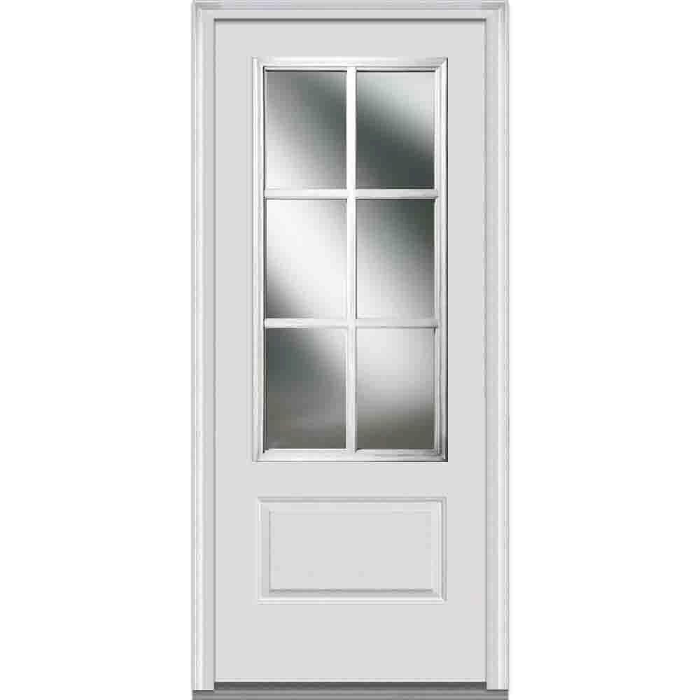 MMI Door 36 in. x 80 in. SDL LowE LeftHand 3/4 Lite 1