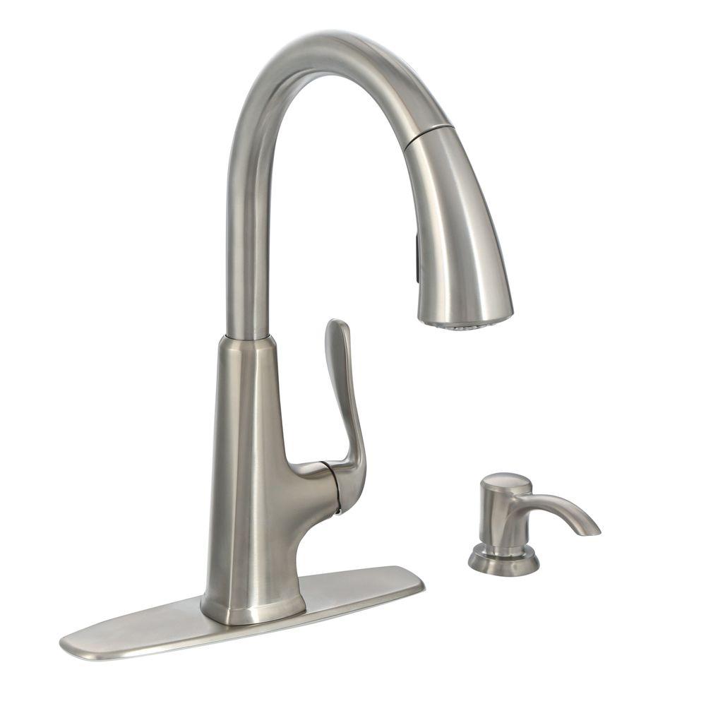 Pfister Pasadena Single Handle Pull Down Sprayer Kitchen Faucet