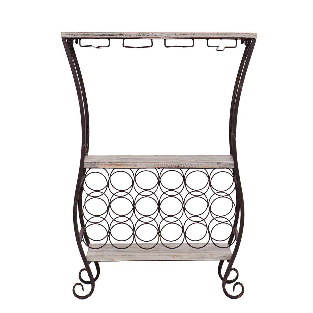 Merola Tile Botellero 5 in. x 91/4 in. 2Bottle Terra Cotta Unglazed