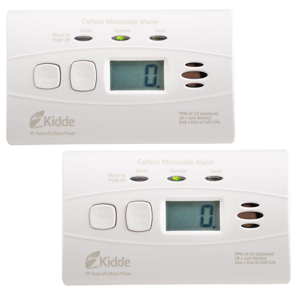Kidde Worry Free 10-Year Battery Operated Digital Carbon Monoxide Alarm by Kidde