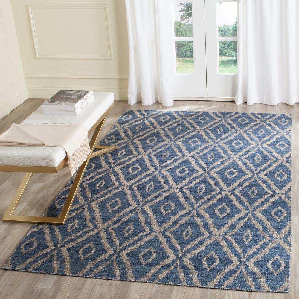 Safavieh Kilim Blue Grey 5 Ft X 8 Area Rug Klm215a The Safavieh Kilim Blue Grey 5 Ft X 8 Area Rug Klm215a The Home Depot