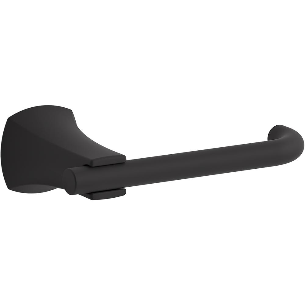 KOHLER Rubicon Dual Mount Toilet Paper Holder in Matte BlackKR26113