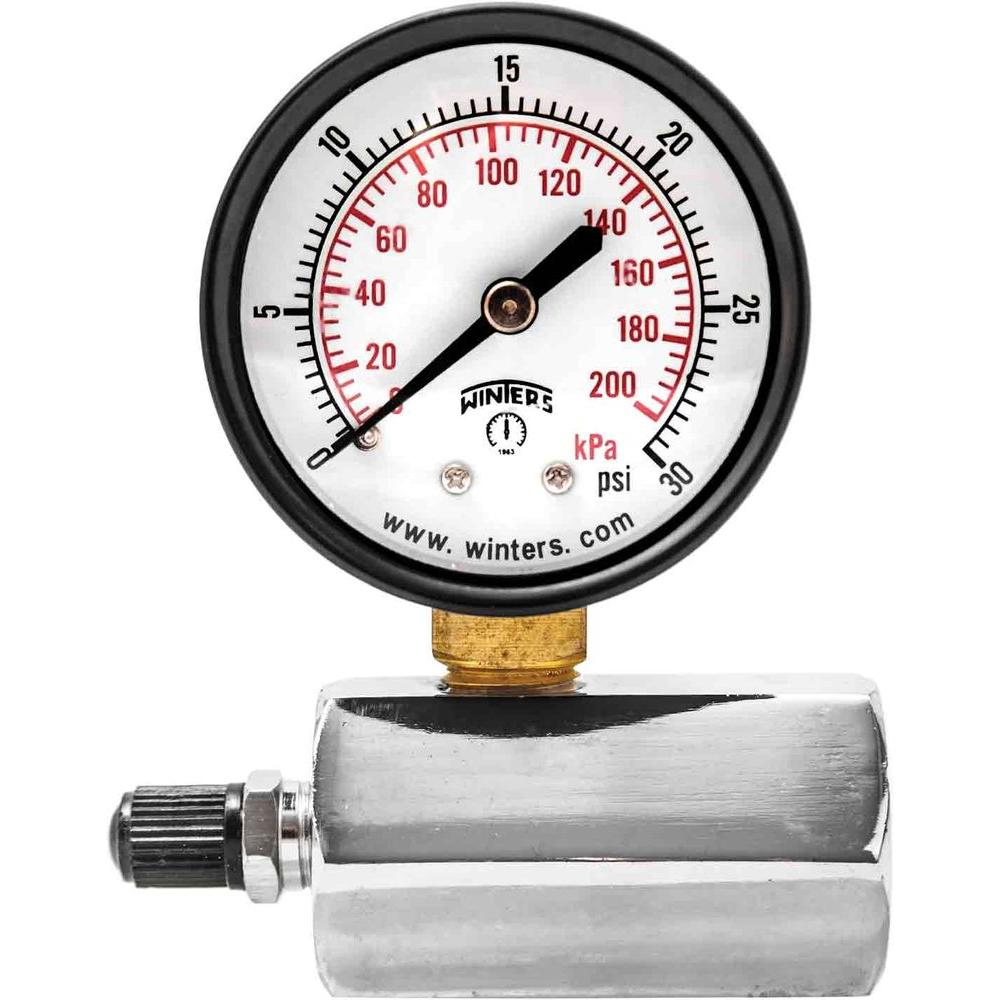Pressure Gauge 160 PSI 2-1/2" Diameter 1/4" NPT Bottom Mount G2022-160 