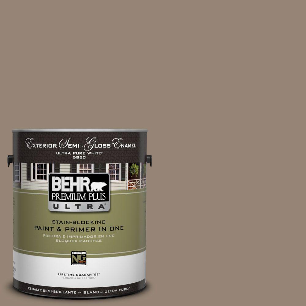 BEHR Premium Plus Ultra 1Gal. UL16020 Ethiopia SemiGloss Enamel
