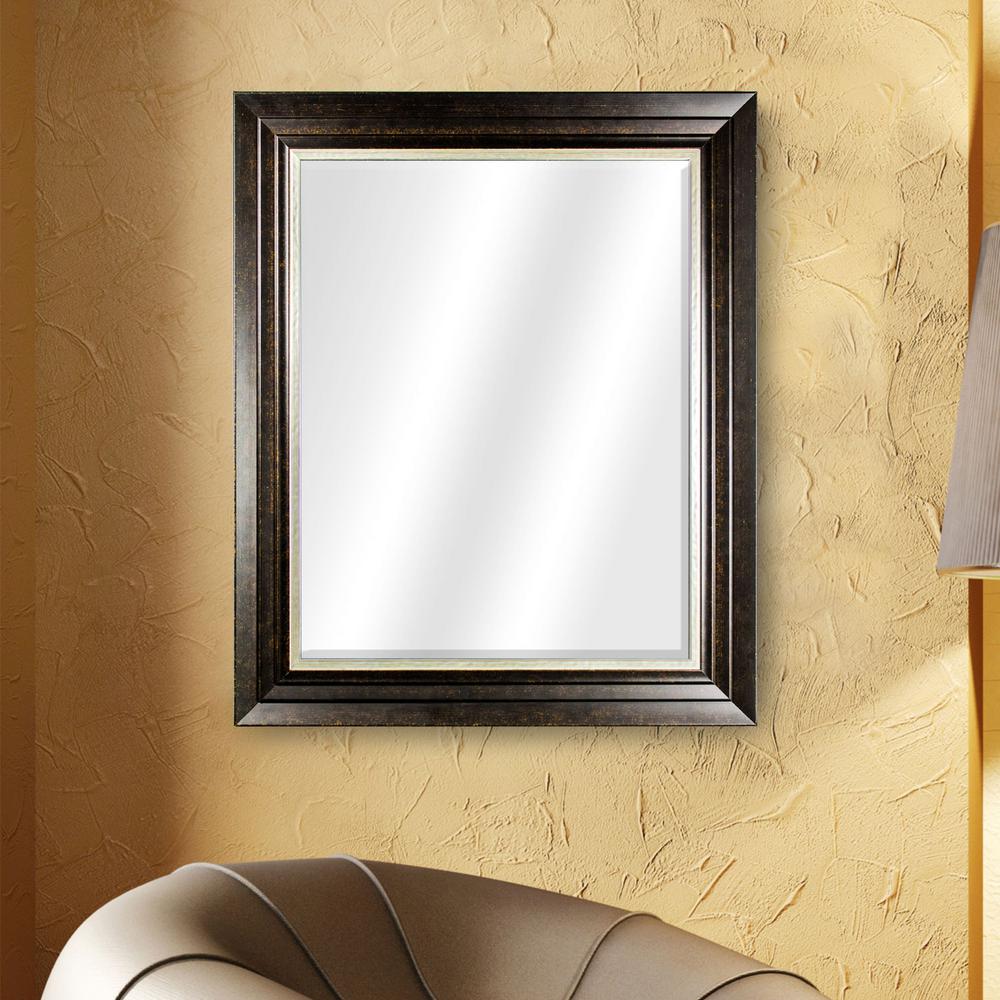 Crystal Art Gallery Bentley Square Brown Vanity Mirror 87188WEB The