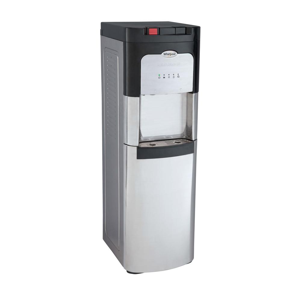 Whirlpool Bottom Load Electronic Water Cooler in Stainless Steel, Grays