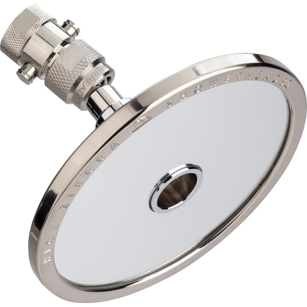 High Sierra Showerheads Reflections 1Spray 5 in. 1.8 GPM Fixed Shower Head and Fogless Shaving