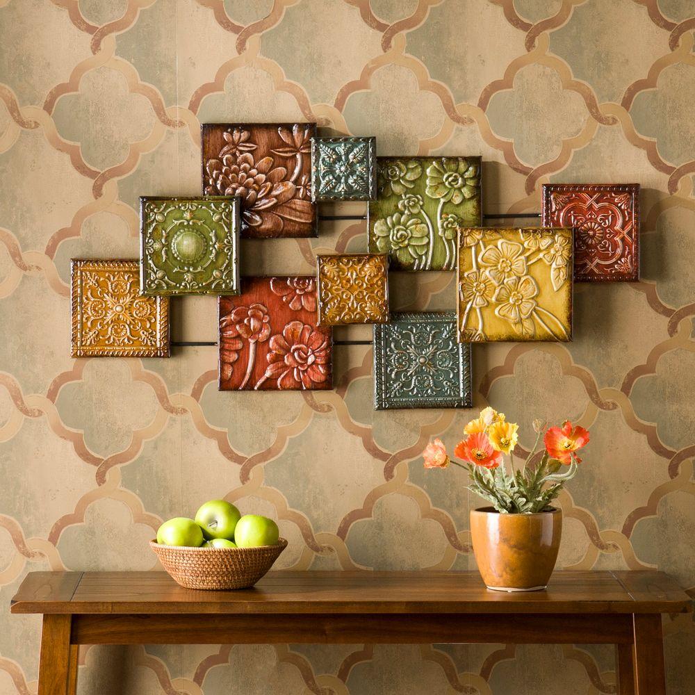 Southern Enterprises 41 1 2 In W X 20 3 4 H Bijou Metal Wall Southern Enterprises 41 1 2 In W X 20 3 4 H Bijou Metal Wall Sculpture Ws9373 The Home Depot