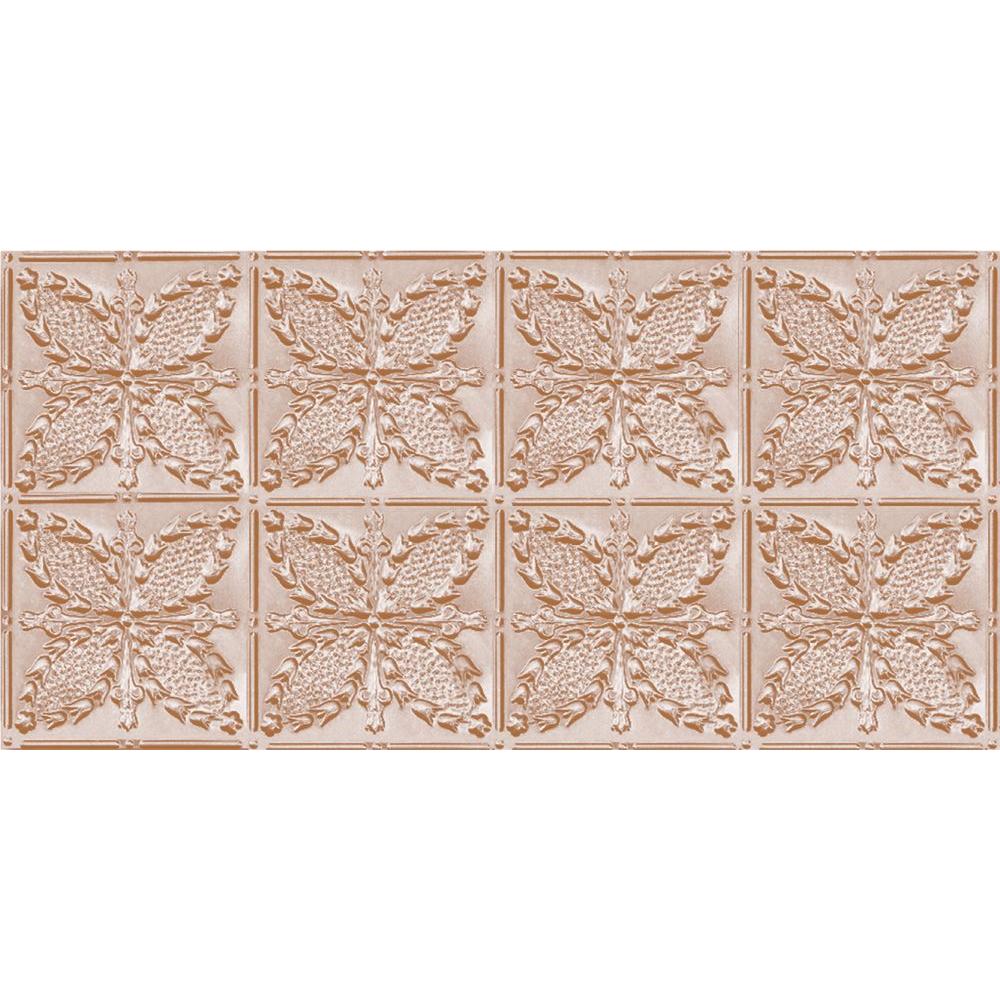 Shanko 2 Ft X 4 Ft Glue Up Or Nail Up Tin Ceiling Tile In Satin