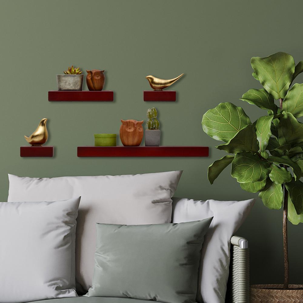 Cherry Wall Shelves And Ledges Wall Design Ideas