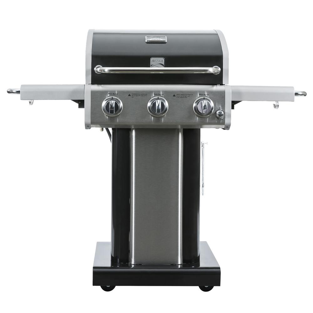 KENMORE Kenmore 3-Burner Pedestal Grill In Black-PG-4030400LD - The ...