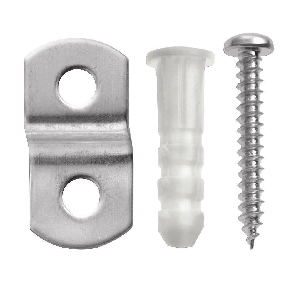 OOK 1/8 in. Offset Clip with Hardware (8Piece)50227 The Home Depot