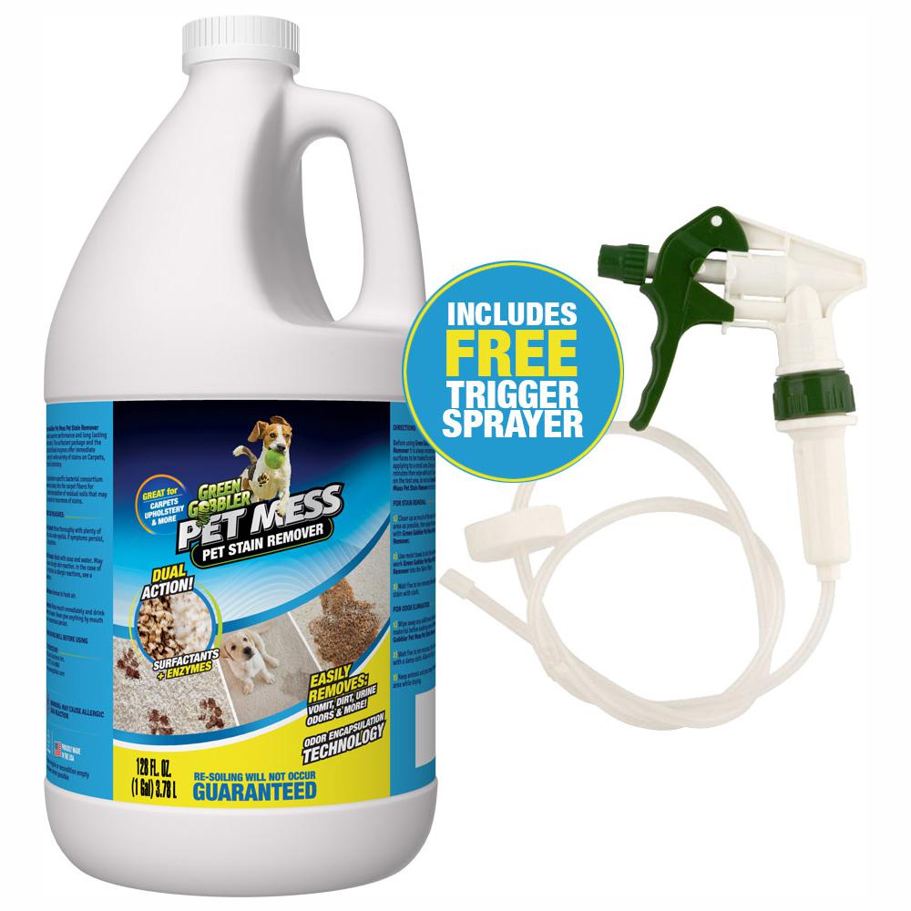 Green Gobbler Pet Mess 1 Gal Pet Stain Remover And Upholstery