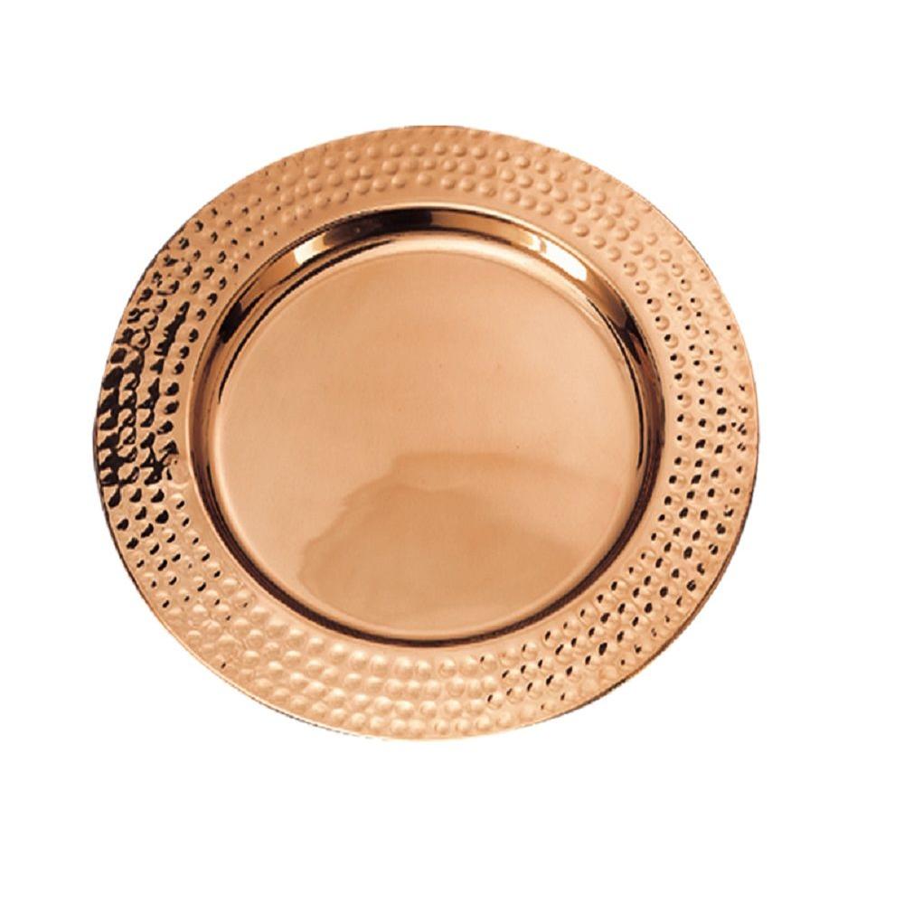 copper disposable plates