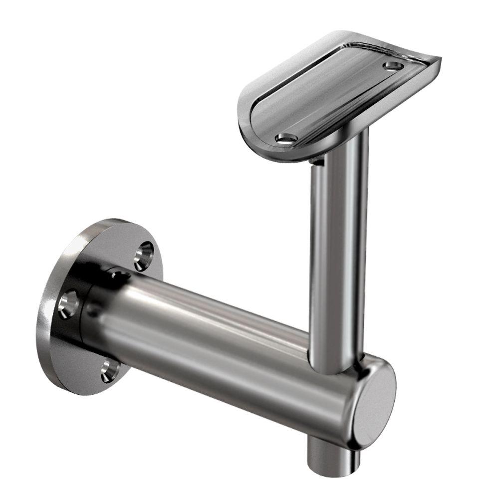 Arke INOX Handrail Adjustable Wall Bracket (1Pack)DD0520 The Home Depot