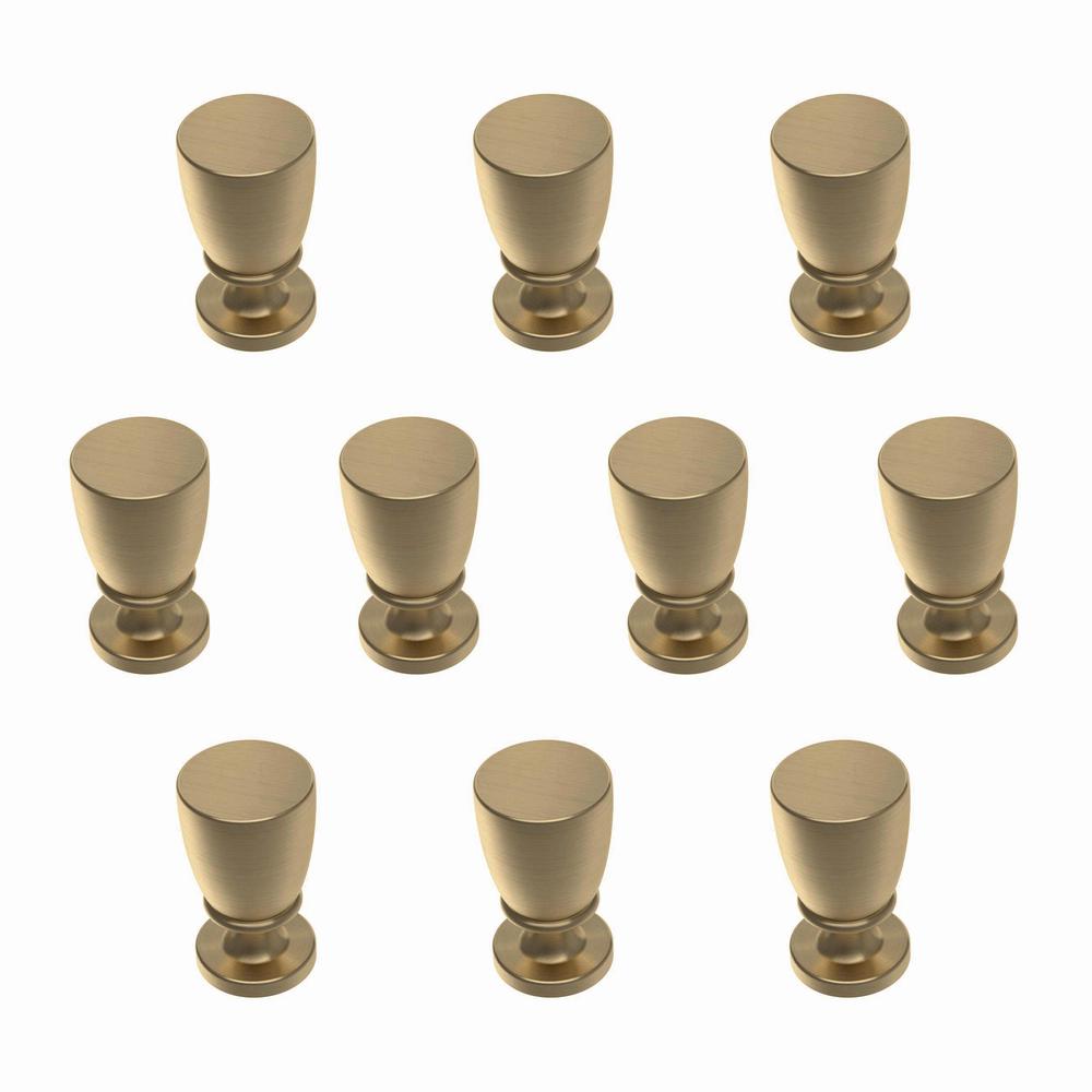 Liberty Izak 3/4 in. (19 mm) Champagne Bronze Knob (10Pack