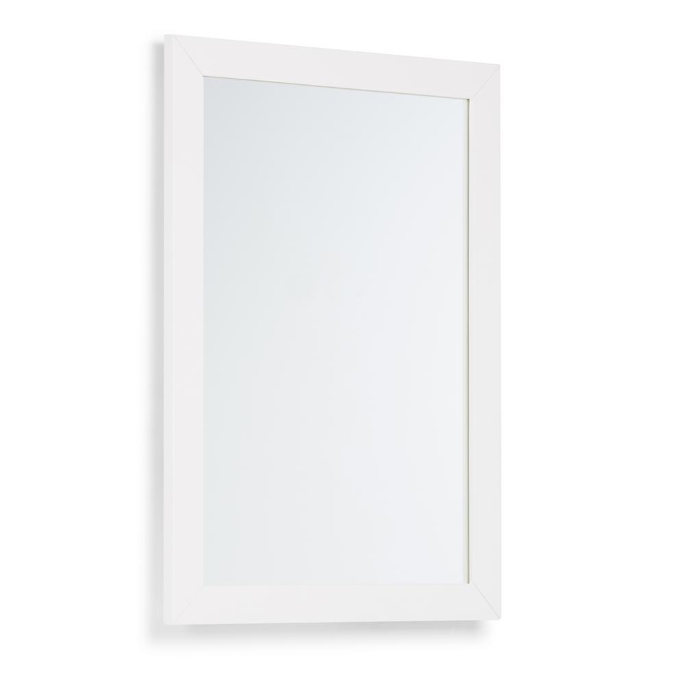 Simpli Home Chelsea 30 in. L x 22 in. W Bath Vanity Decor Mirror in Off