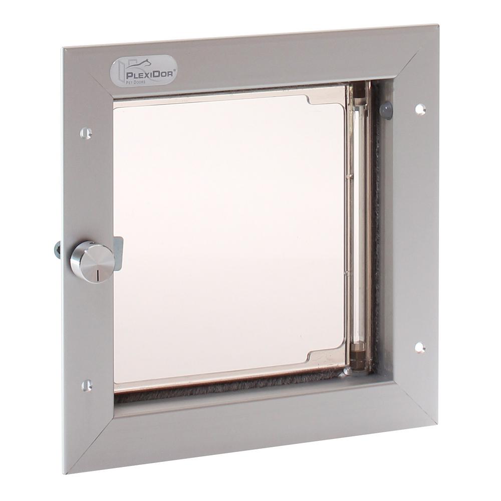 Plexidor Performance Pet Doors 6 1 2 In X 7 1 4 In Small Silver