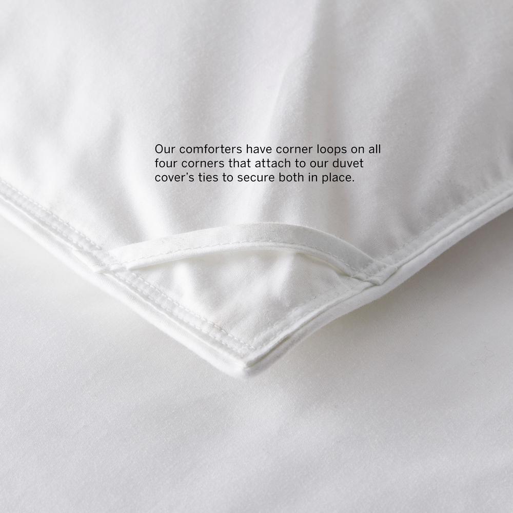 The Company Store Organic Medium Warmth White Twin Down Comforter
