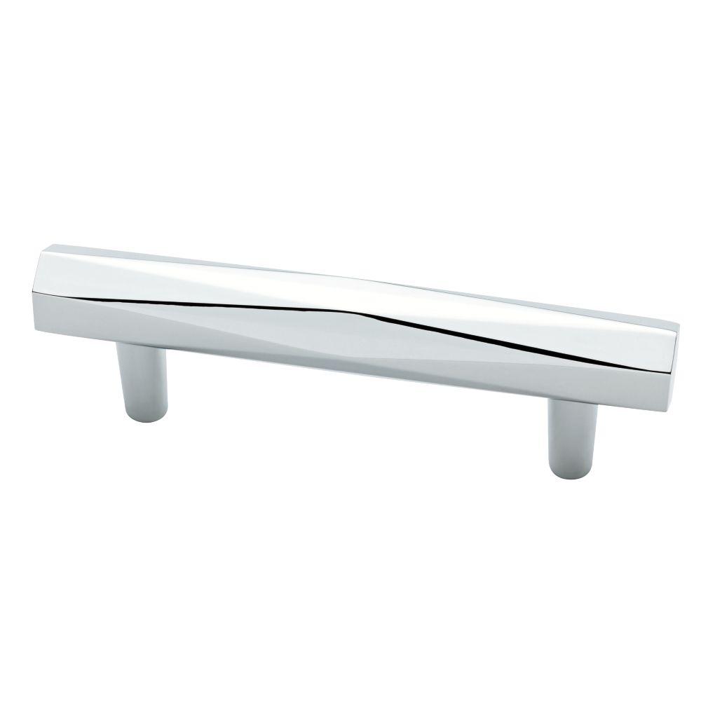 Liberty Modern Geometric 3 In 76mm Polished Chrome Cabinet Pull Liberty Modern Geometric 3 In 76mm Polished Chrome Cabinet Pull
