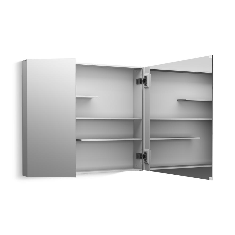 Kohler Maxstow 30 In X 24 In Frameless Surface Mount Aluminum Medicine Cabinet K 81154 La1 The Home Depot